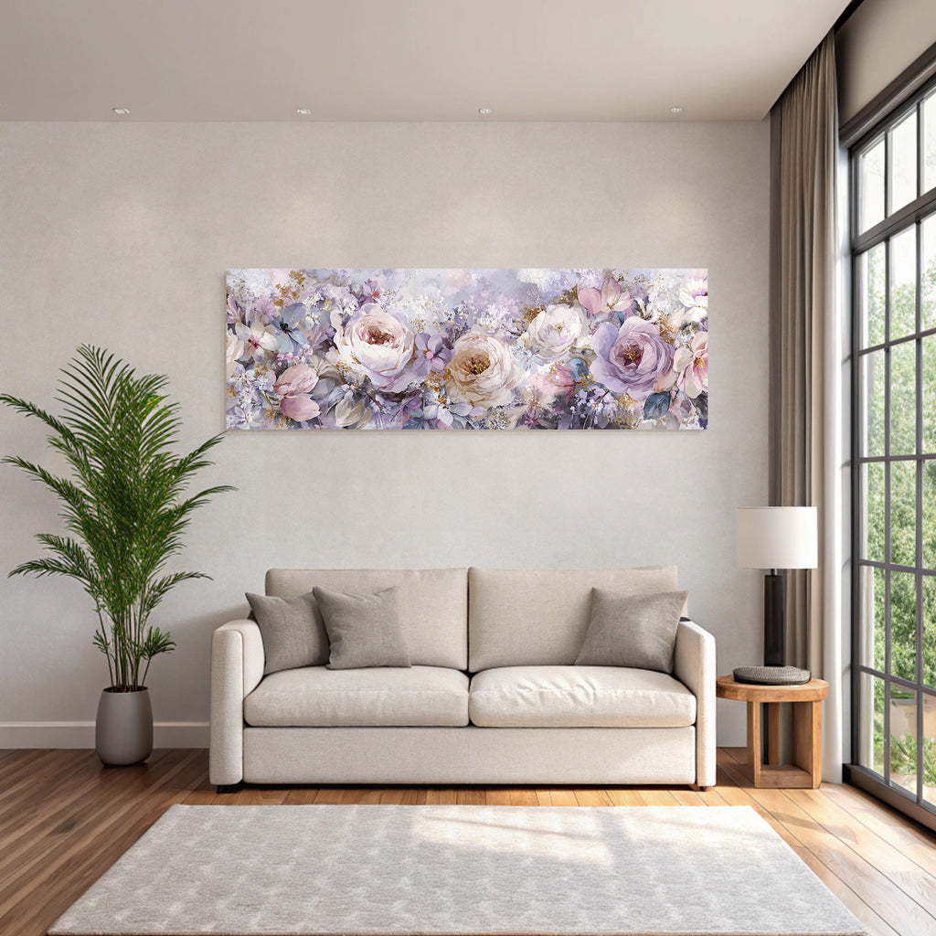 Elegante Florale Arrangement In Zarten Pastelltönen