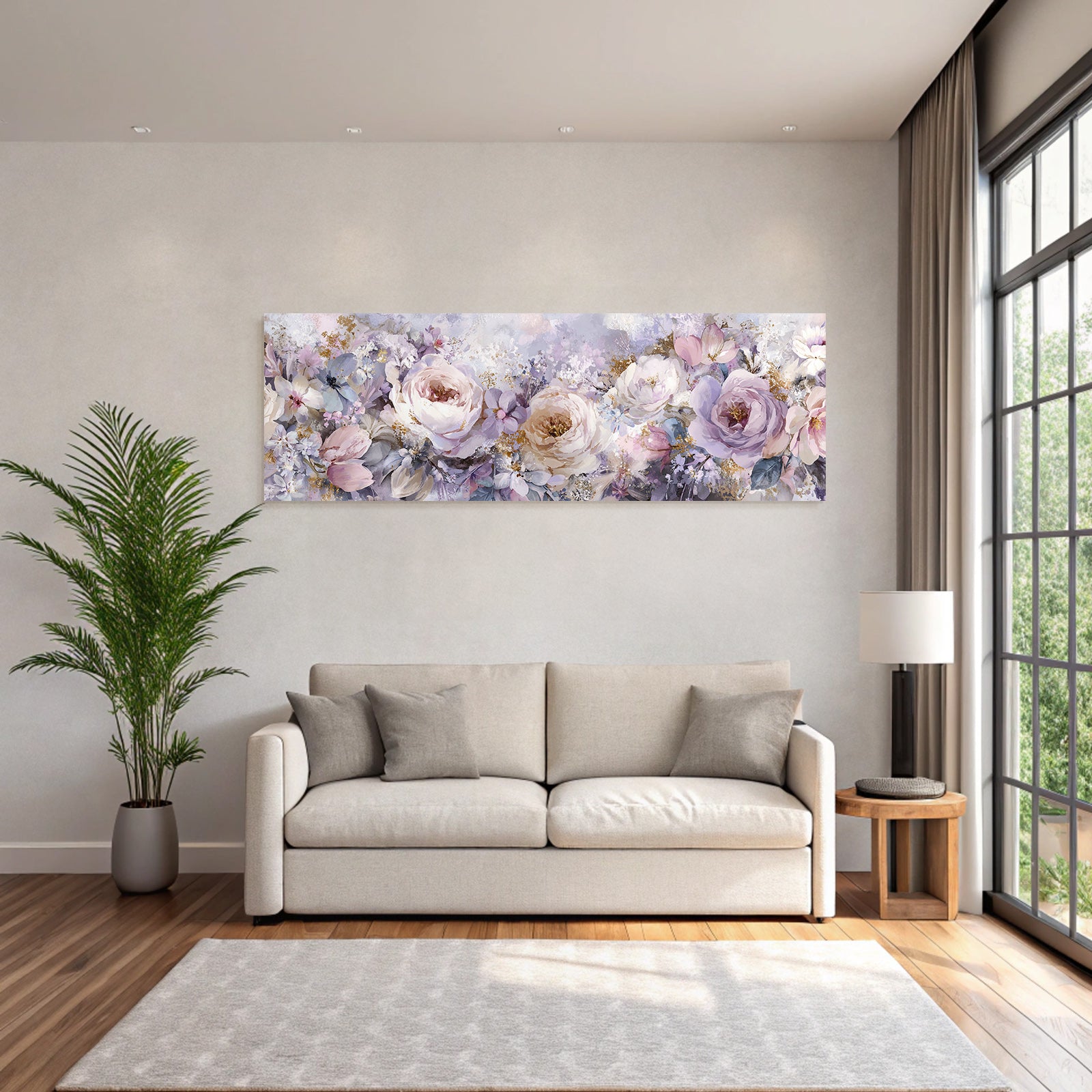 Elegante Florale Arrangement In Zarten Pastelltönen