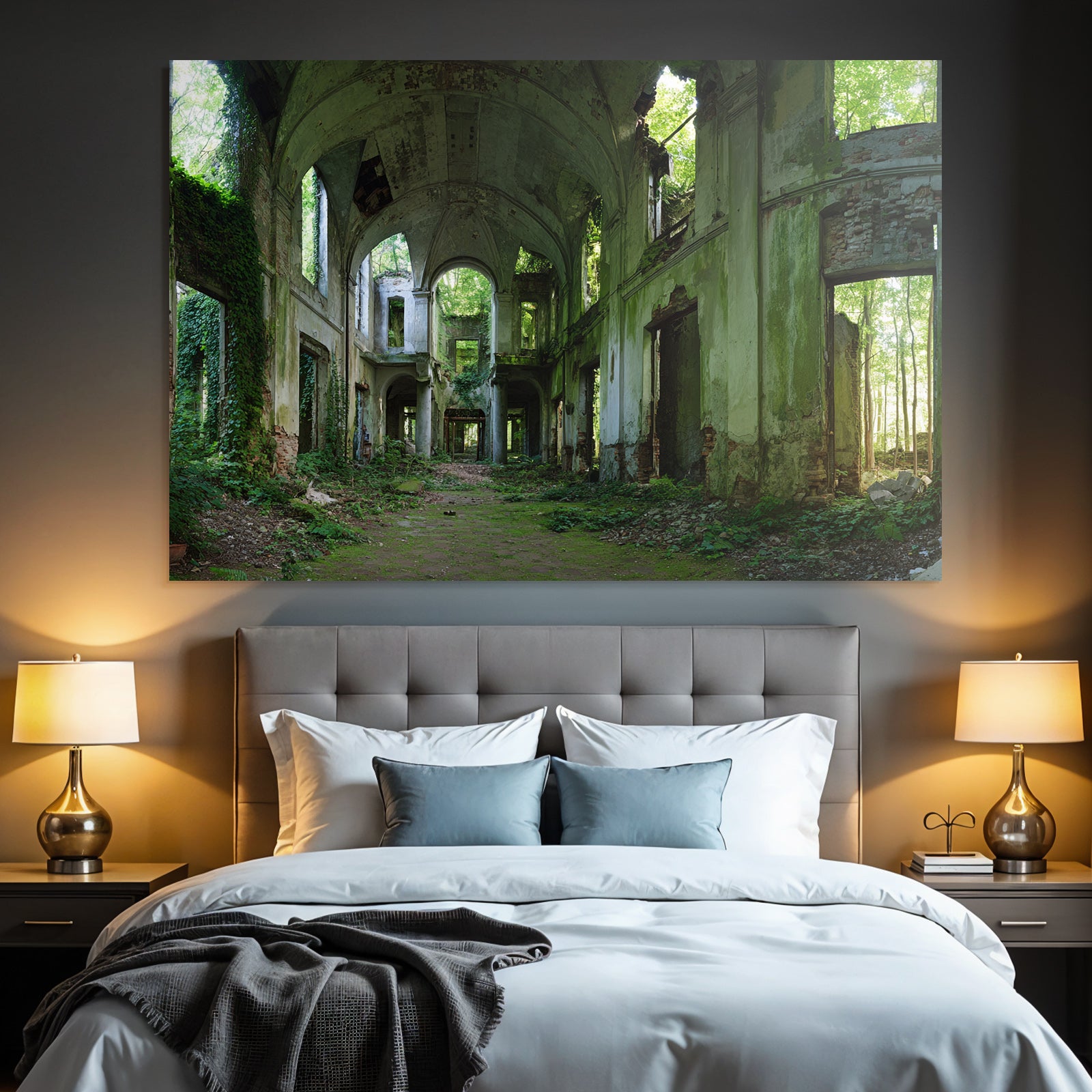 Verlassene Gebaeude Mit Natur Im Innenraum Haunting Atmosphäre | Lost Places | Architektur