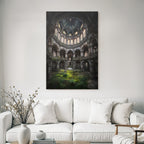Alte Kirche Verfallene Innenansicht Mit Natur Wachstum | Lost Places | Architektur