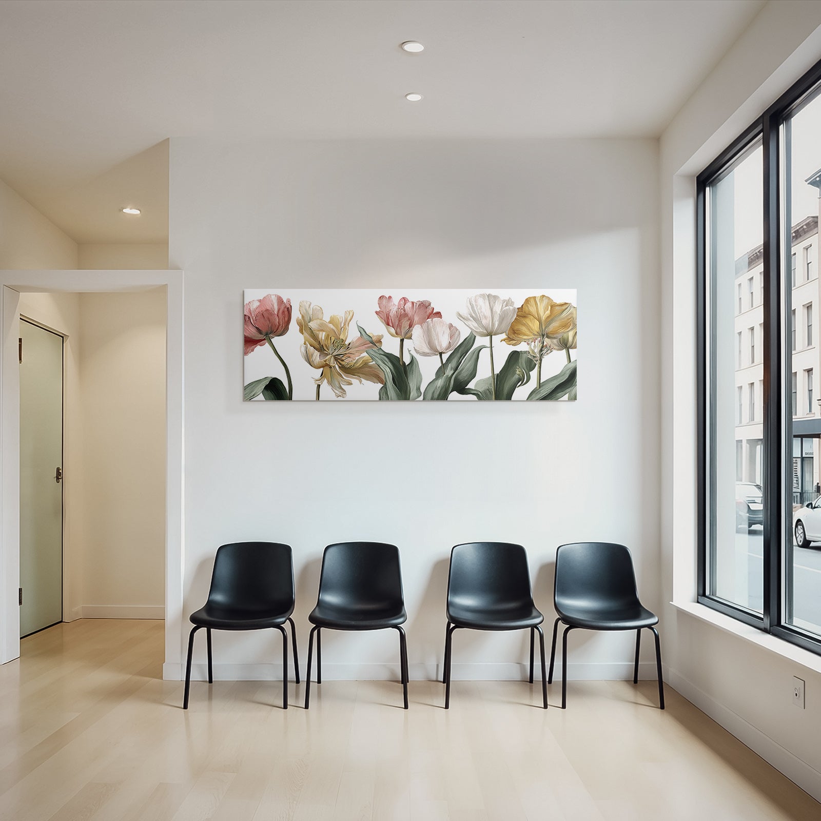 Bunte Tulpen Illustration