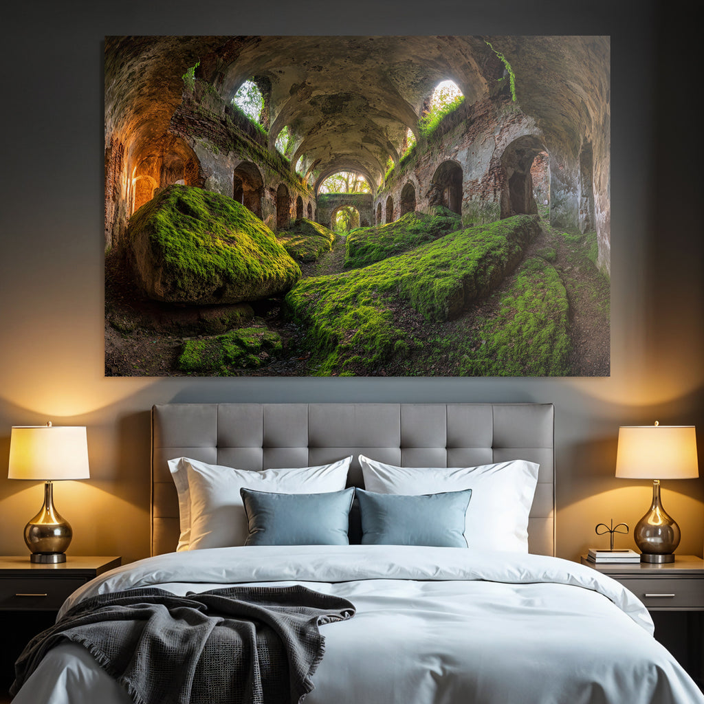 Verfallenes Gebaeude Mit Vorwuchernder Vegetation | Lost Places | Architektur
