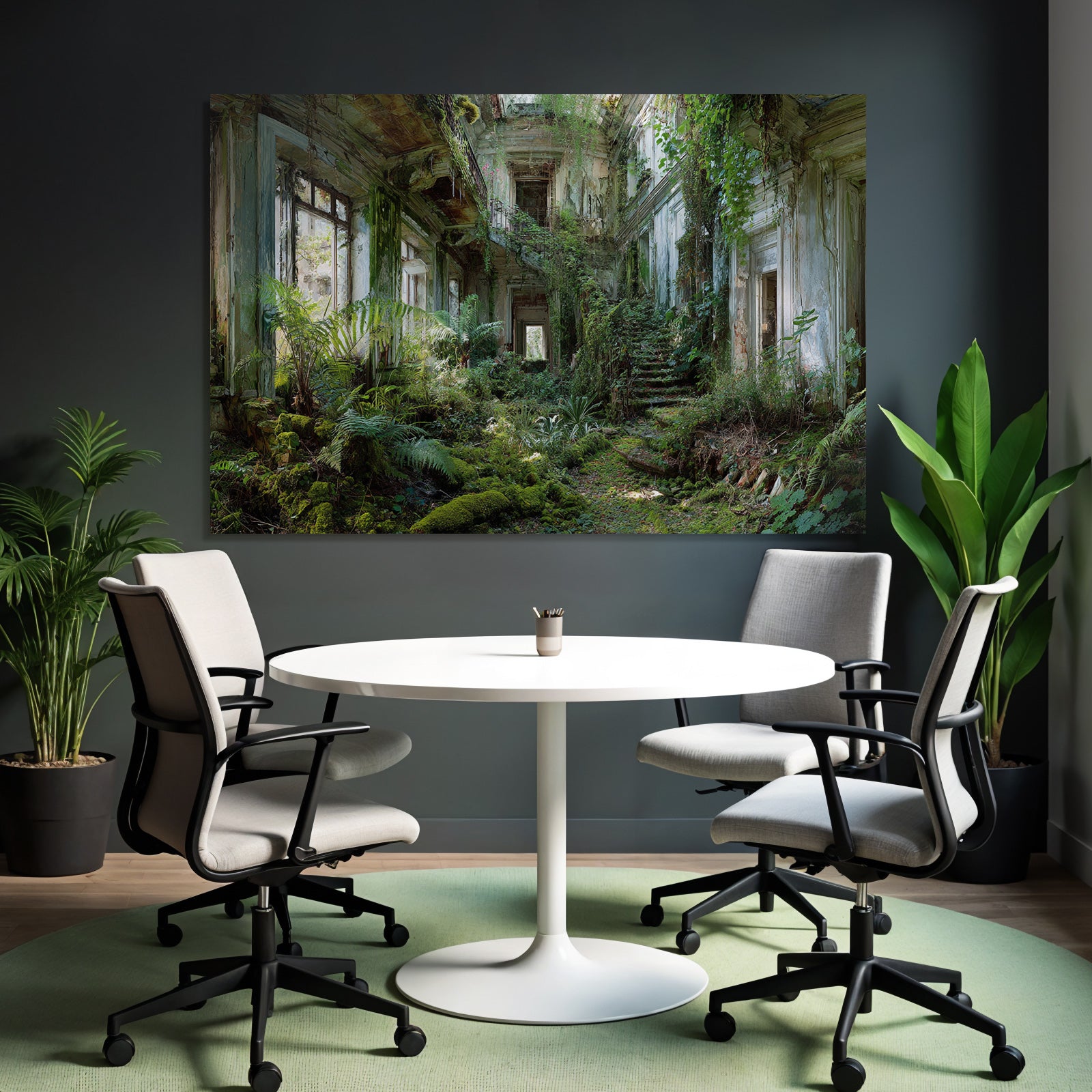 Verlassene Innenansicht Natur Reclaiming | Lost Places | Architektur