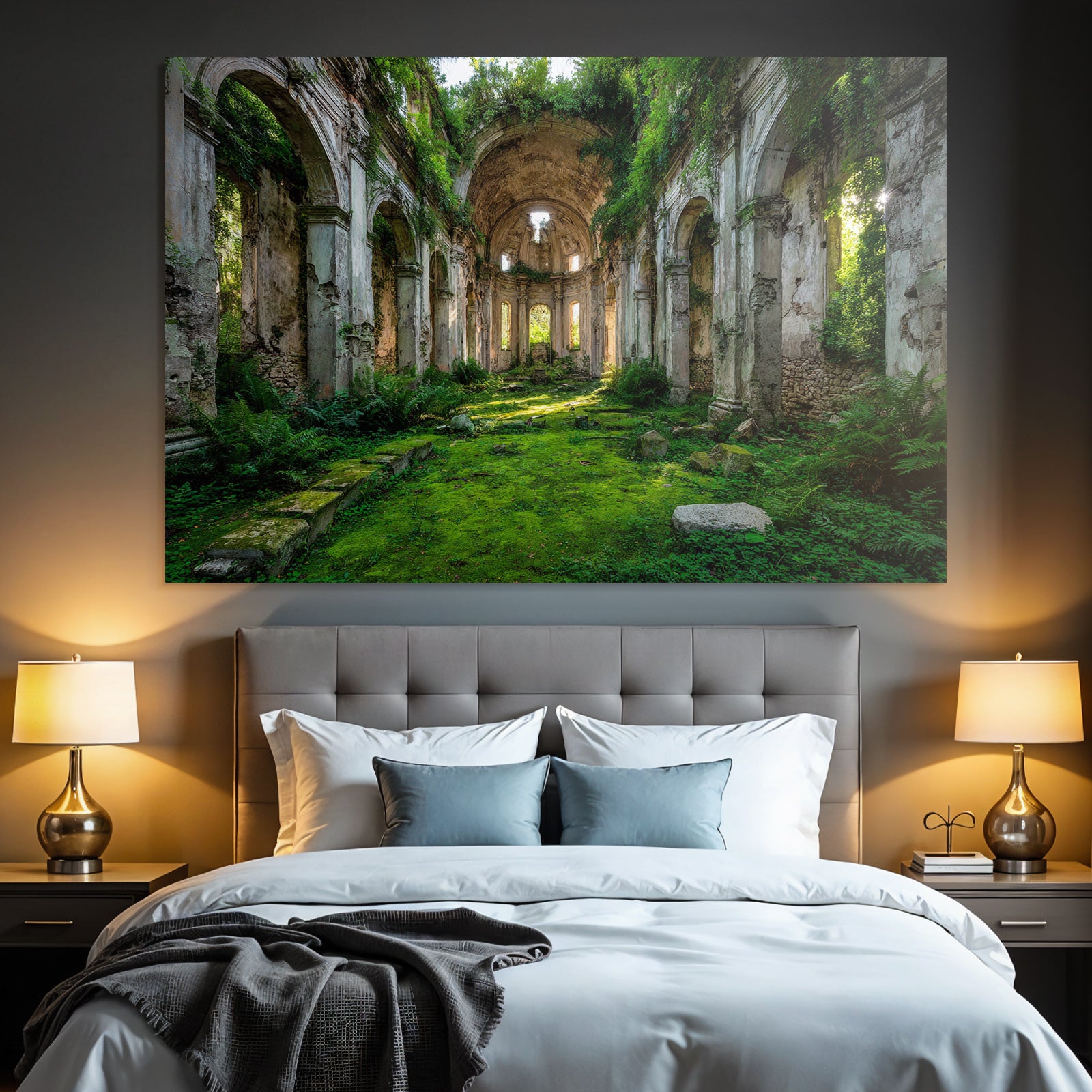 Verfallene Mit Naturgewalt Und Grünem Wachstum | Lost Places | Architektur