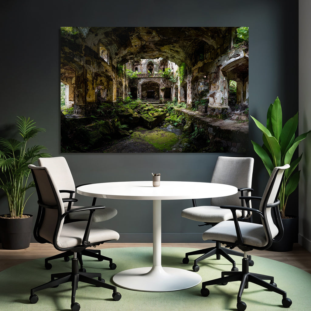 Verfallenes Gebaeude Von Natur Eingehüllt | Lost Places | Architektur