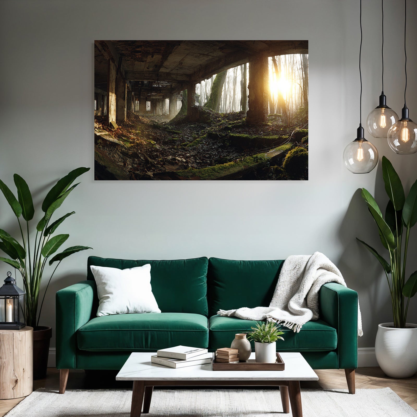 Verlassenes Gebaeude Im Wald Natur Reclaiming Urban Space | Lost Places | Architektur