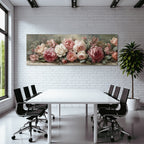 Schöner Rosenstrauss In Rosa Und Weiss