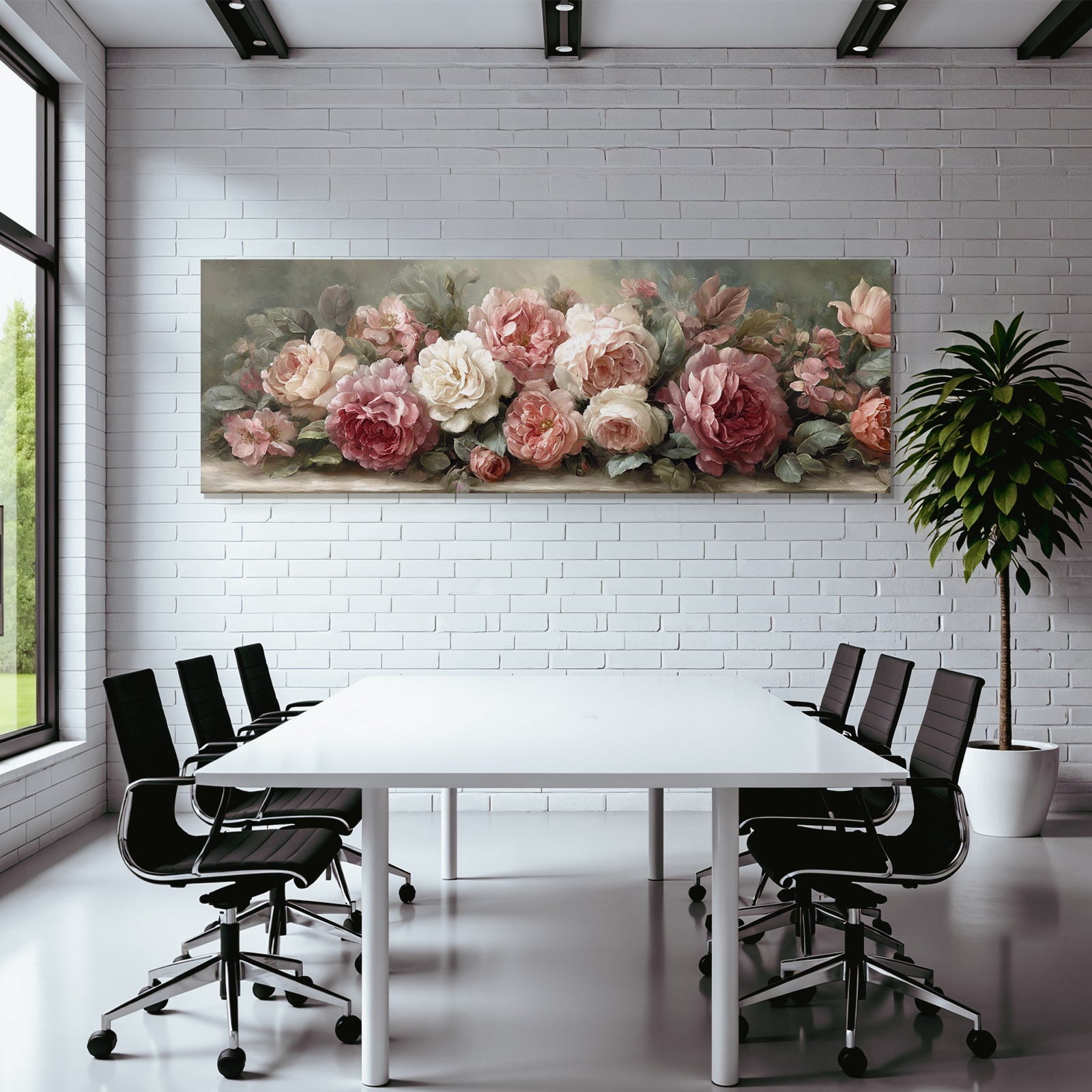Schöner Rosenstrauss In Rosa Und Weiss