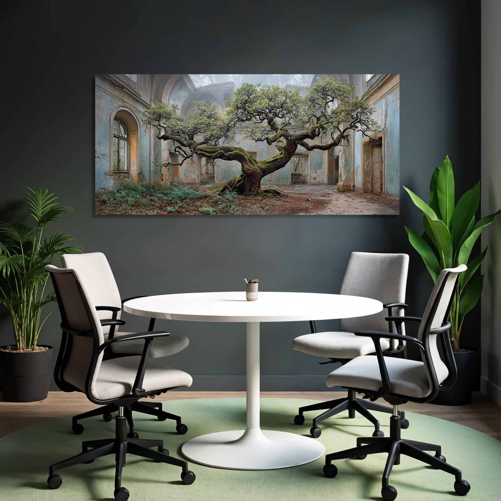 Verlassene Gebaeude Mit Baum Natur Reclaimt | Lost Places | Architektur
