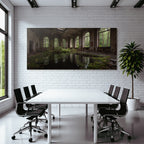 Verlassene Innenansicht Mit Natur Reclamation Und Vegetation | Lost Places | Architektur