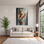 Elegante Und Graciöse Pose Dreamy Atmosphäre | Aktkunst und Sinnlichkeit | Menschen und Emotionen