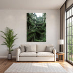Verlassener Architektonischer Raum Natur Hat Eingefallen | Lost Places | Architektur