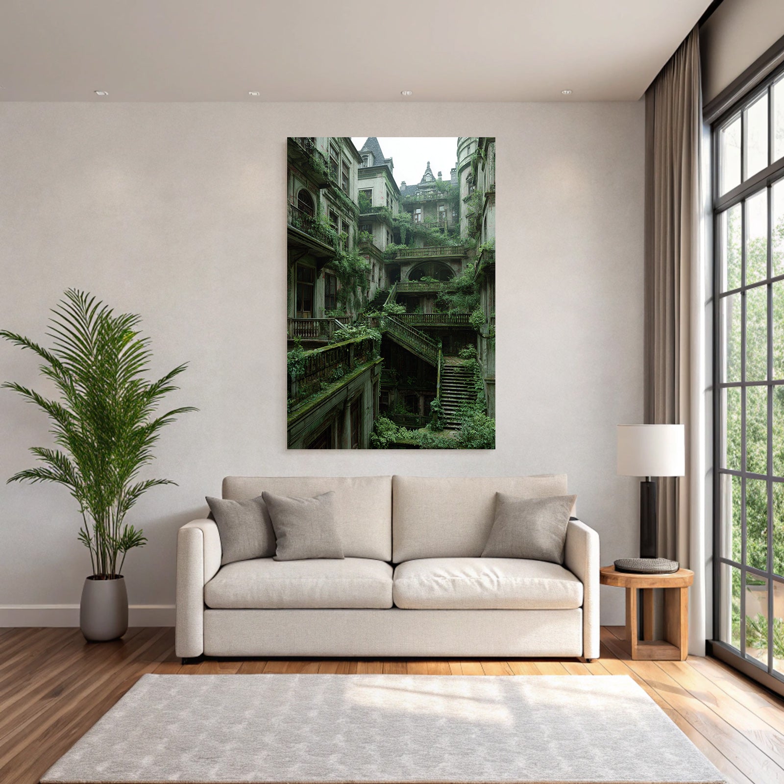 Verlassener Architektonischer Raum Natur Hat Eingefallen | Lost Places | Architektur