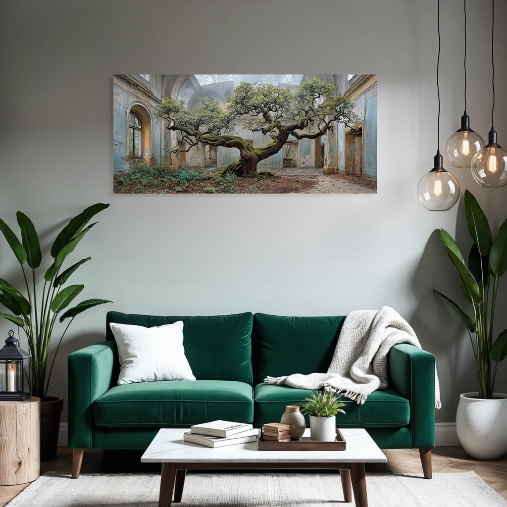 Verlassene Gebaeude Mit Baum Natur Reclaimt | Lost Places | Architektur