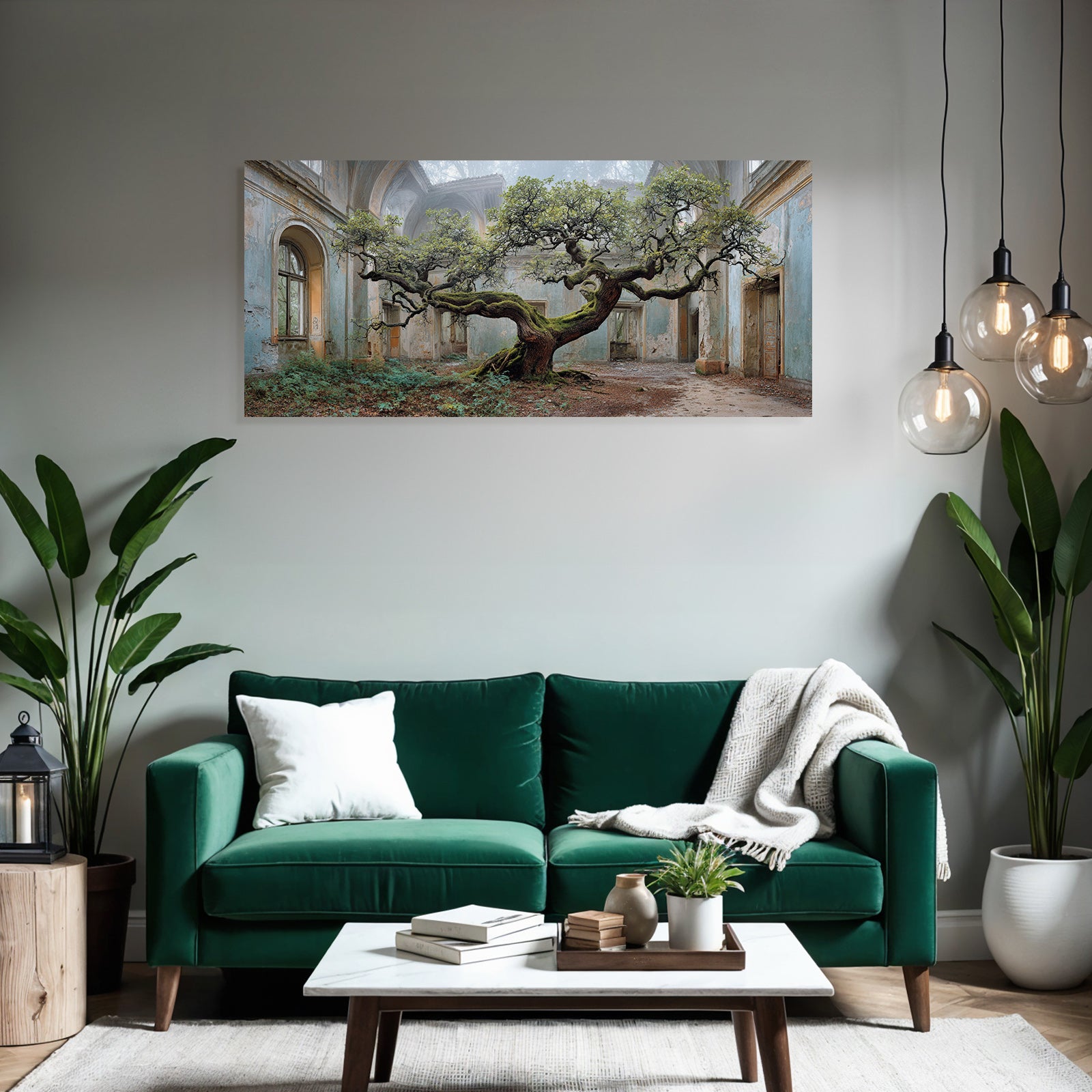 Verlassene Gebaeude Mit Baum Natur Reclaimt | Lost Places | Architektur