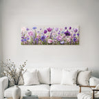 Bunte Florale Pracht Mit Rosen Und Tulpen