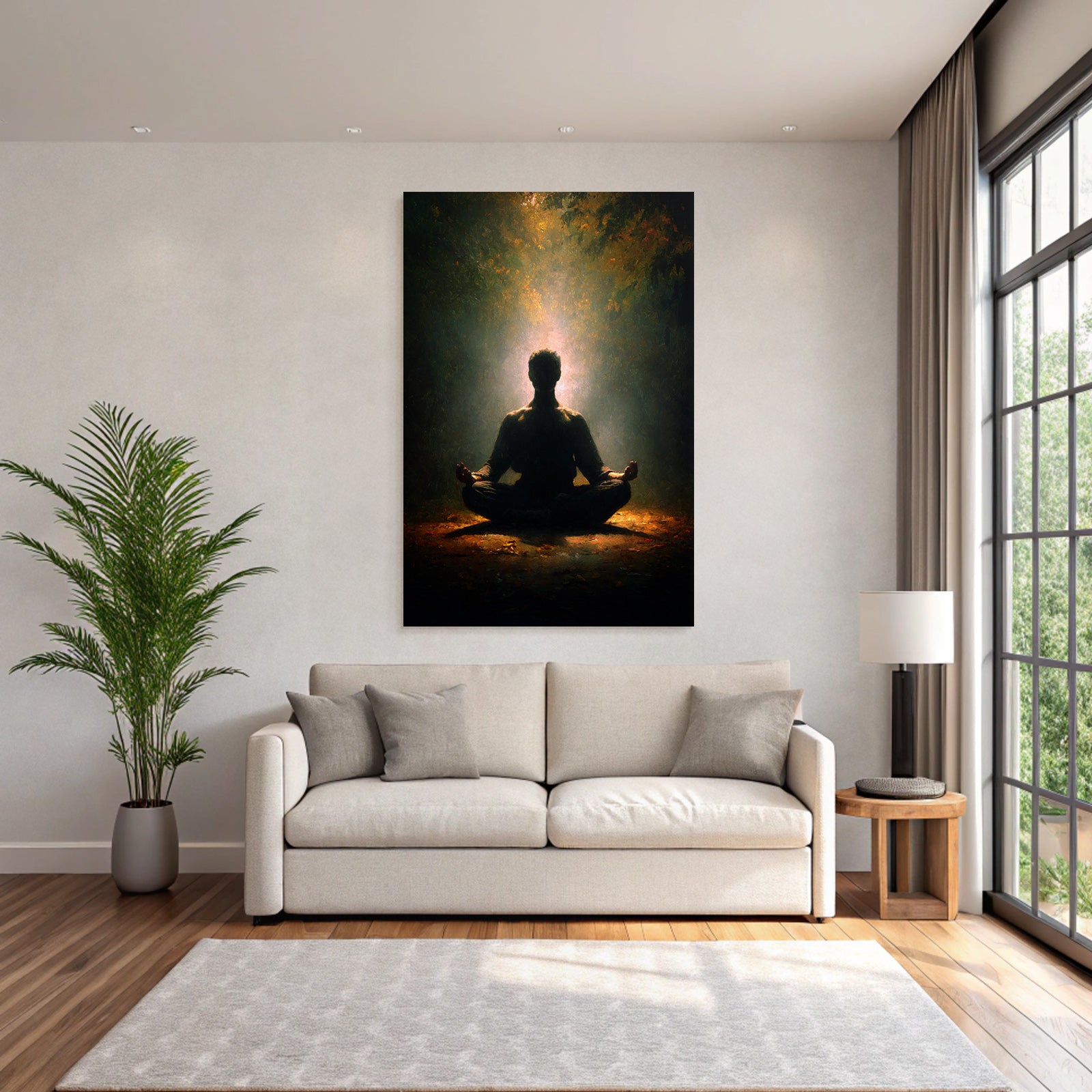 Yoga Meditation Meditierende Figur Im Natur Setting Mindfulness Innerer Frieden | Yoga und Meditation | Themen und Hobbys