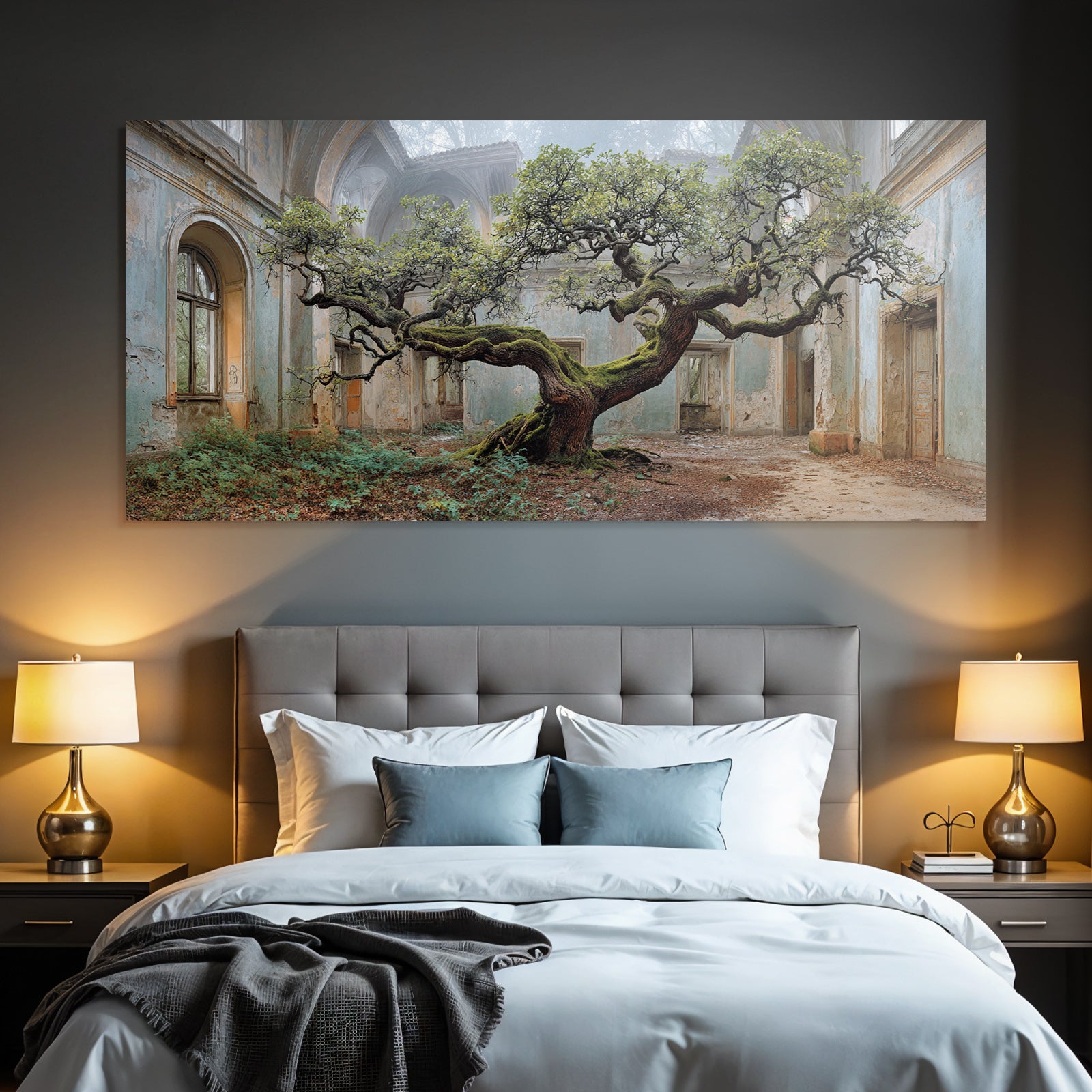 Verlassene Gebaeude Mit Baum Natur Reclaimt | Lost Places | Architektur