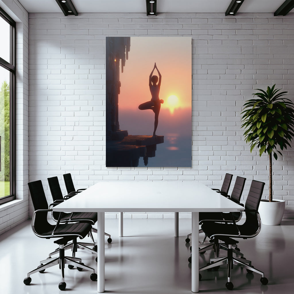 Yoga Meditation Yoga Practice Im Sonnenuntergang Ruhe Und Balance | Yoga und Meditation | Themen und Hobbys