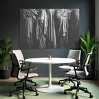 Fliessende Gestalten In Monochromer Darstellung | Aktkunst und Sinnlichkeit | Menschen und Emotionen