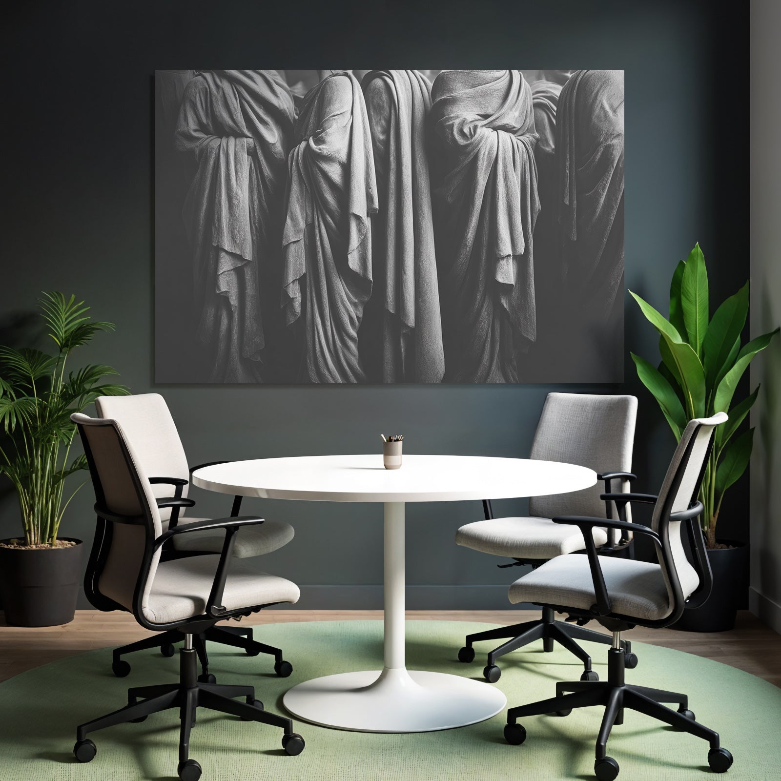 Fliessende Gestalten In Monochromer Darstellung | Aktkunst und Sinnlichkeit | Menschen und Emotionen