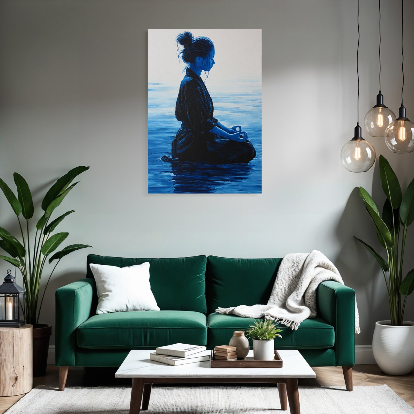 Yoga Meditation Frau In Meditativer Posen Auf Dem Wasser Meditation Introspektion | Yoga und Meditation | Themen und Hobbys