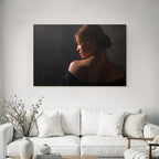 Portrait Einer Person Von Hinten Mit Dramatischer Beleuchtung | Aktkunst und Sinnlichkeit | Menschen und Emotionen