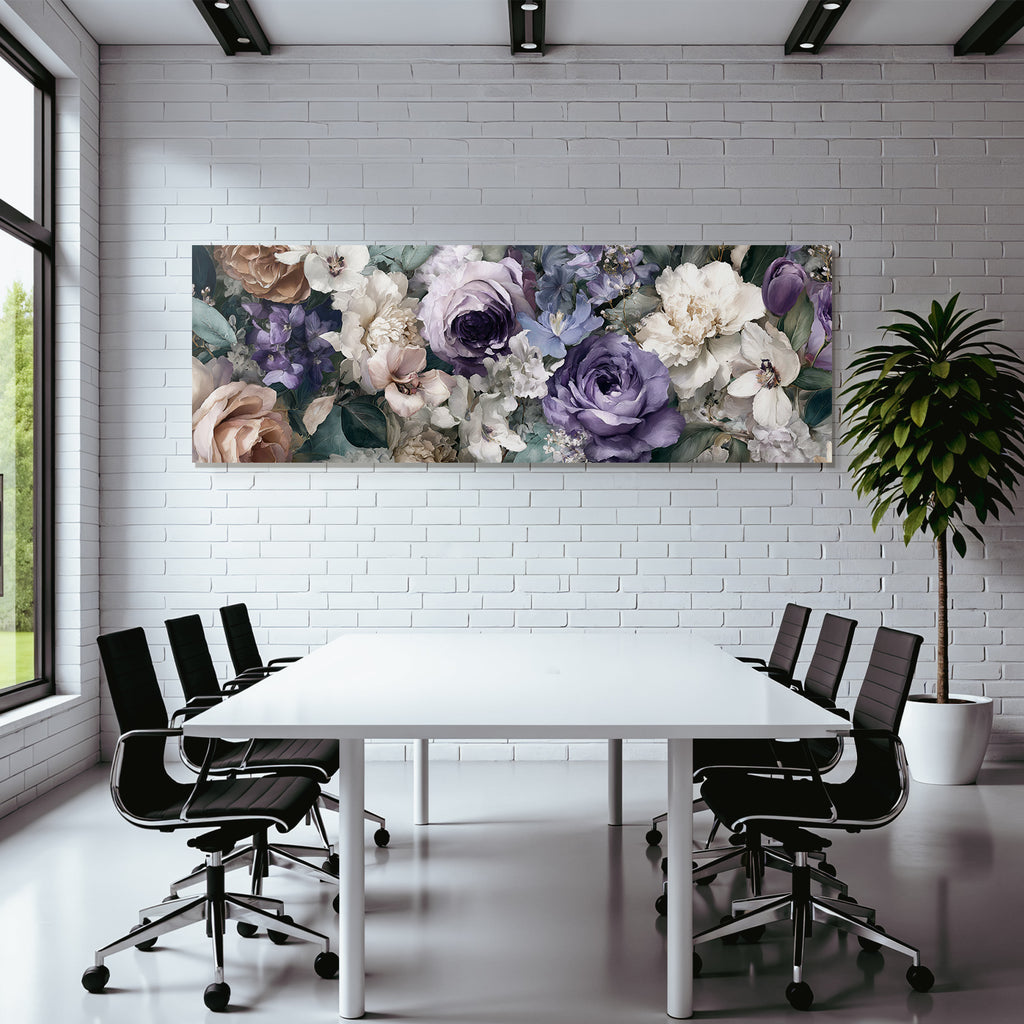 Florale Komposition In Pastellfarben