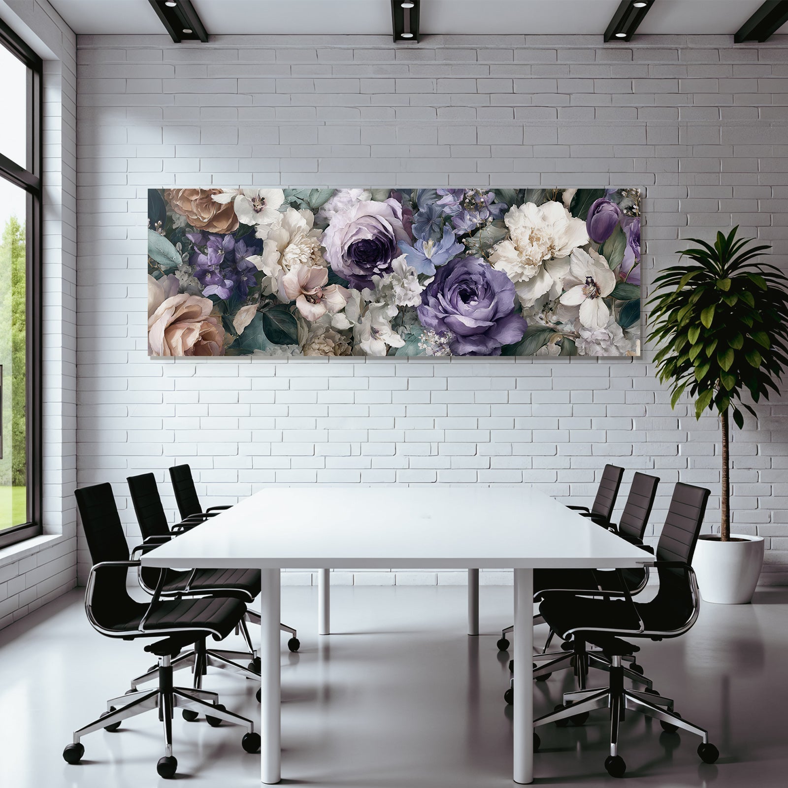 Florale Komposition In Pastellfarben