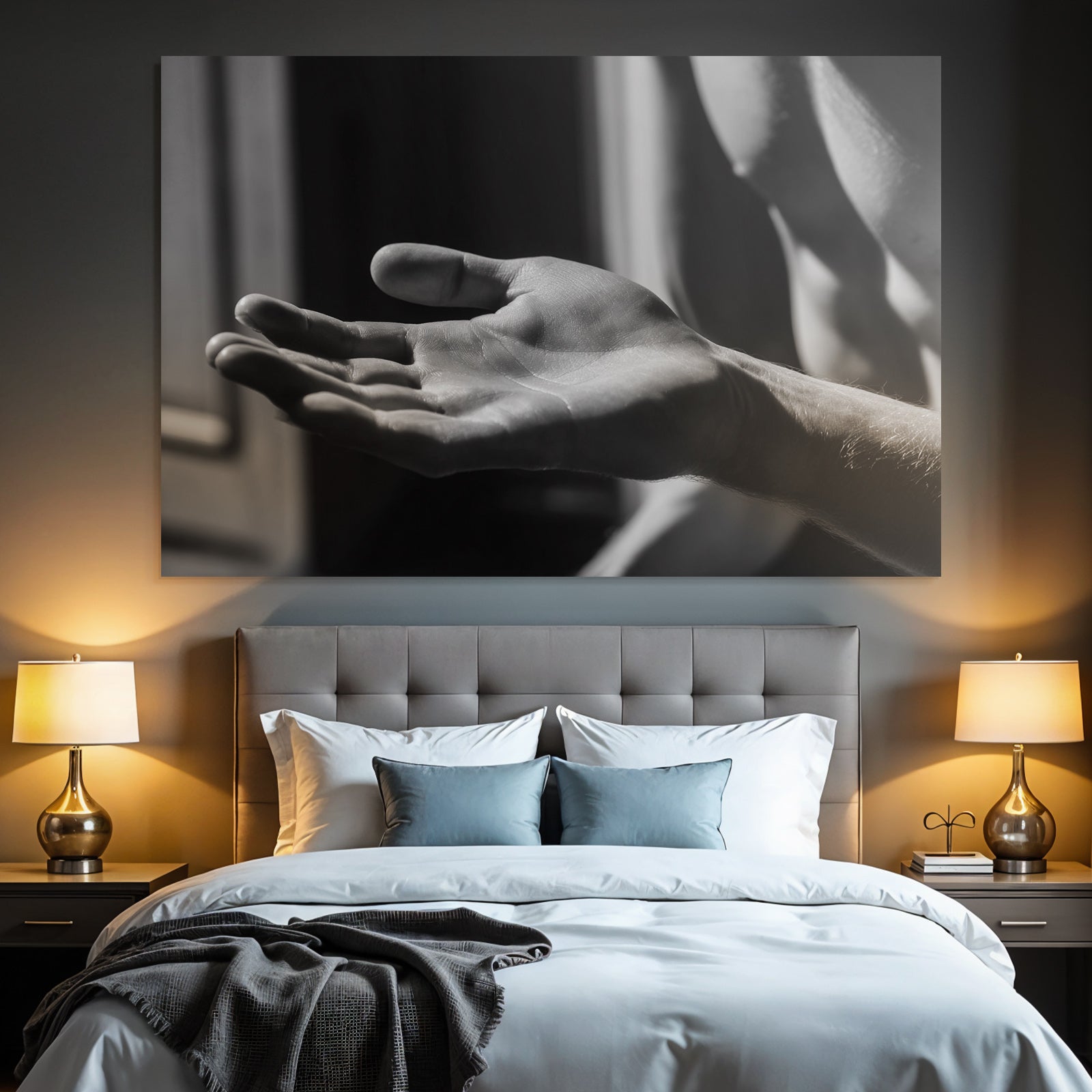 Hand In Entspannter Position Sw Fotografie | Haende und Gestik | Menschen und Emotionen