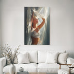 Elegante Und Graciöse Pose Dreamy Atmosphäre | Aktkunst und Sinnlichkeit | Menschen und Emotionen