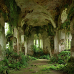 Verlassener Innenraum Von Natur Übernommen | Lost Places | Architektur