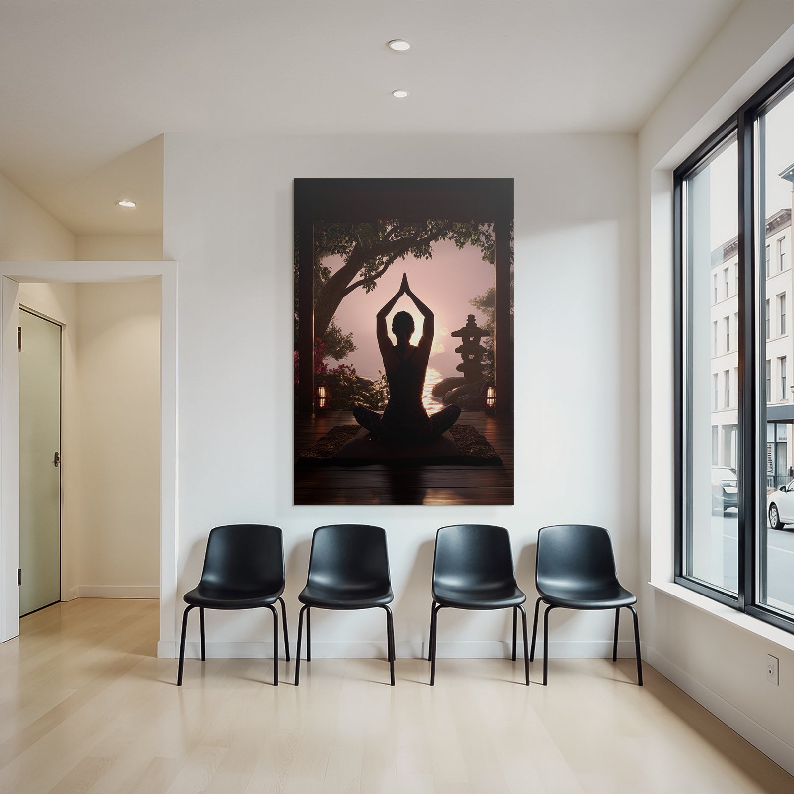 Yoga Meditation Yoga Meditiation Am Sonnenuntergang Mit Natur Elementen | Yoga und Meditation | Themen und Hobbys