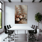 Trocken Retro Flowers Bouqüt Austrockneter Und Frischer Mit Peachfarbenen Rosen