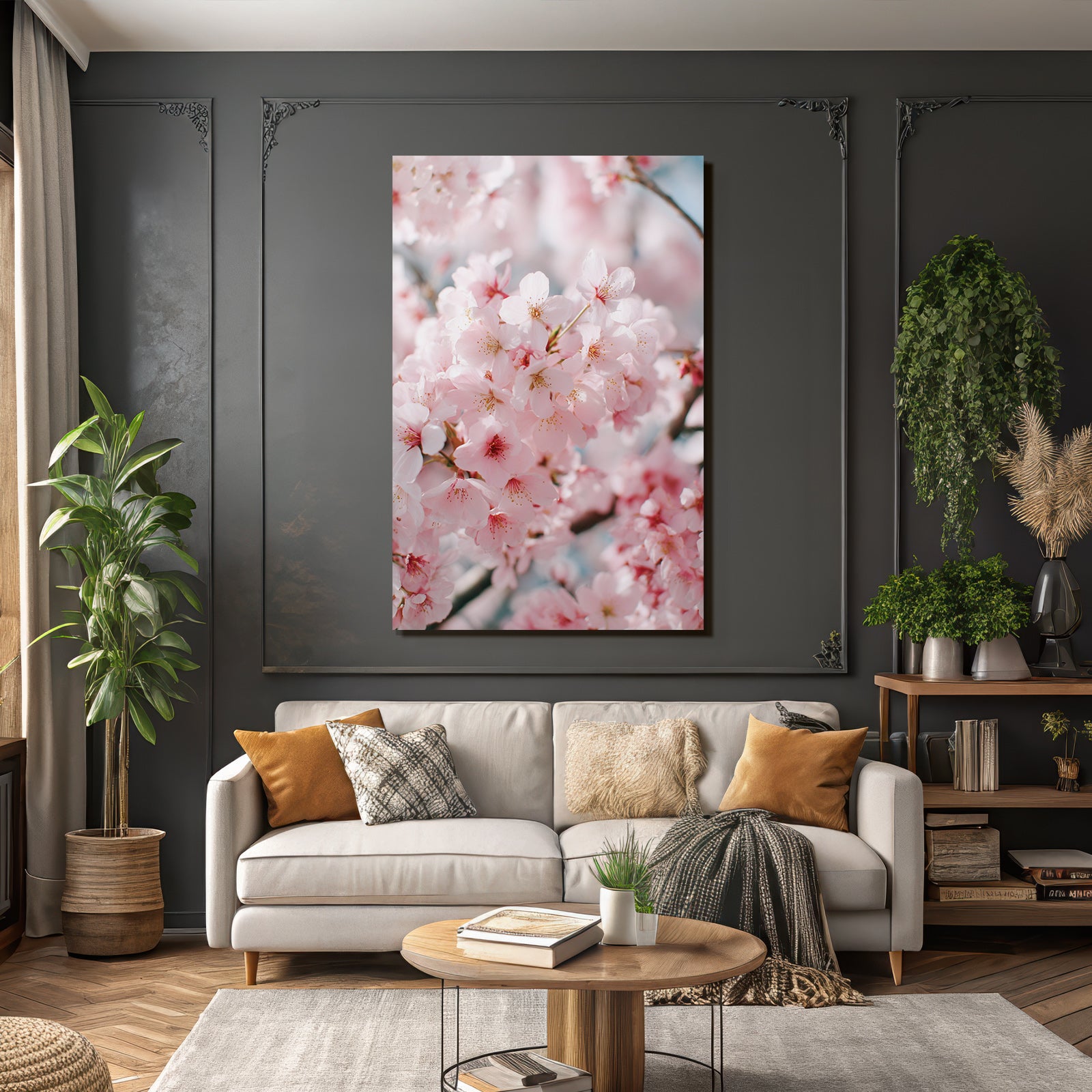 Kirschbluten Nahaufnahme Zarte Rosa Bluten Frühling Japan Kultur