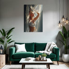 Elegante Und Graciöse Pose Dreamy Atmosphäre | Aktkunst und Sinnlichkeit | Menschen und Emotionen