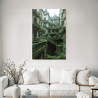Verlassener Architektonischer Raum Natur Hat Eingefallen | Lost Places | Architektur
