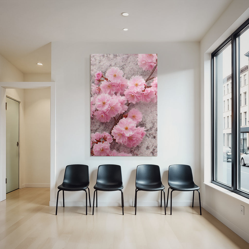Kirschblüten Nahaufnahme Rosa Texturhintergrund