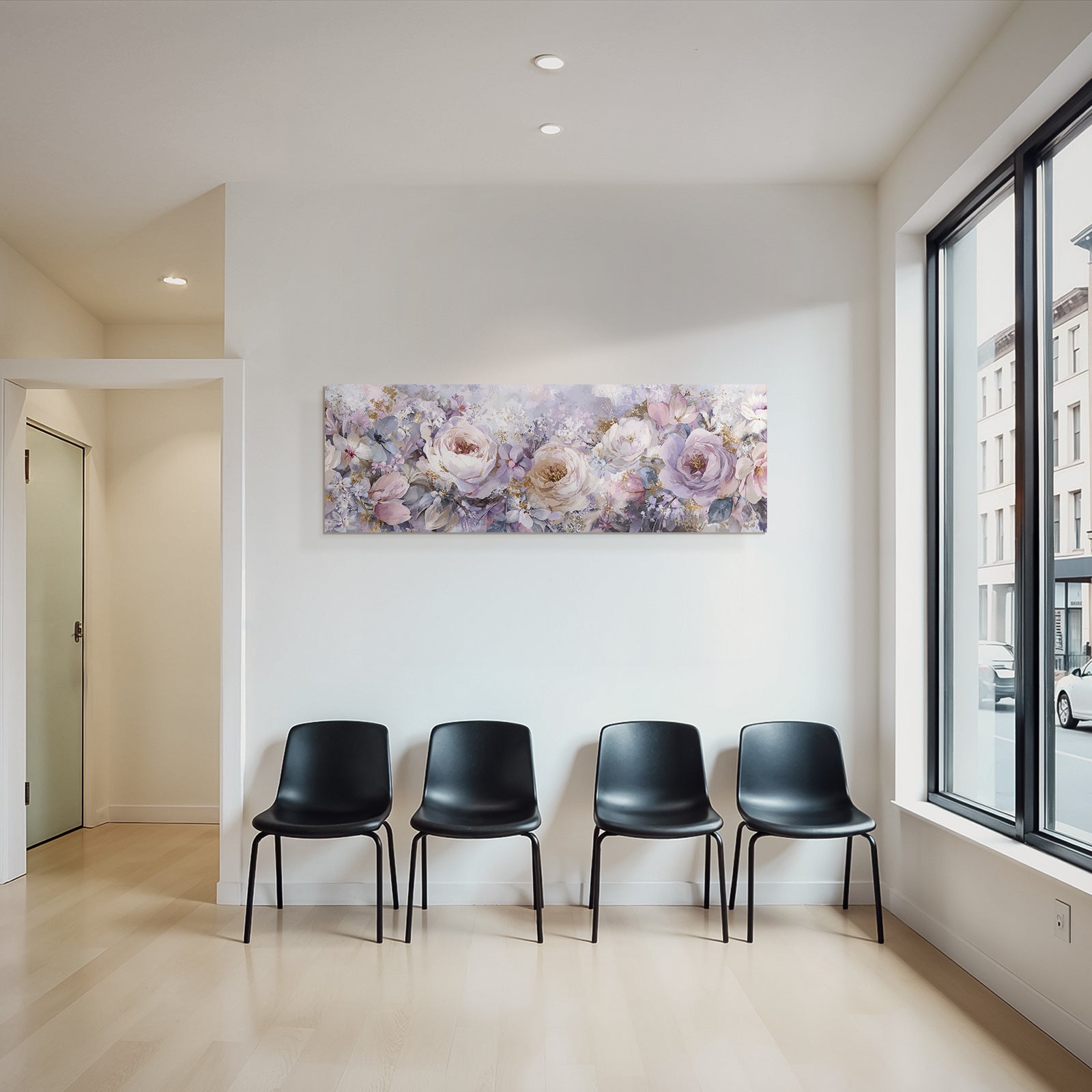 Elegante Florale Arrangement In Zarten Pastelltönen