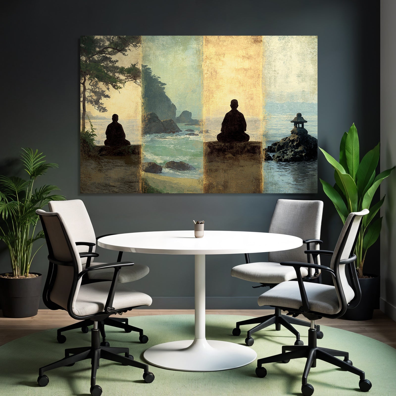 Yoga Meditation Meditative Figuren In Natur Landschaften Ruhe Und Reflexion | Yoga und Meditation | Themen und Hobbys