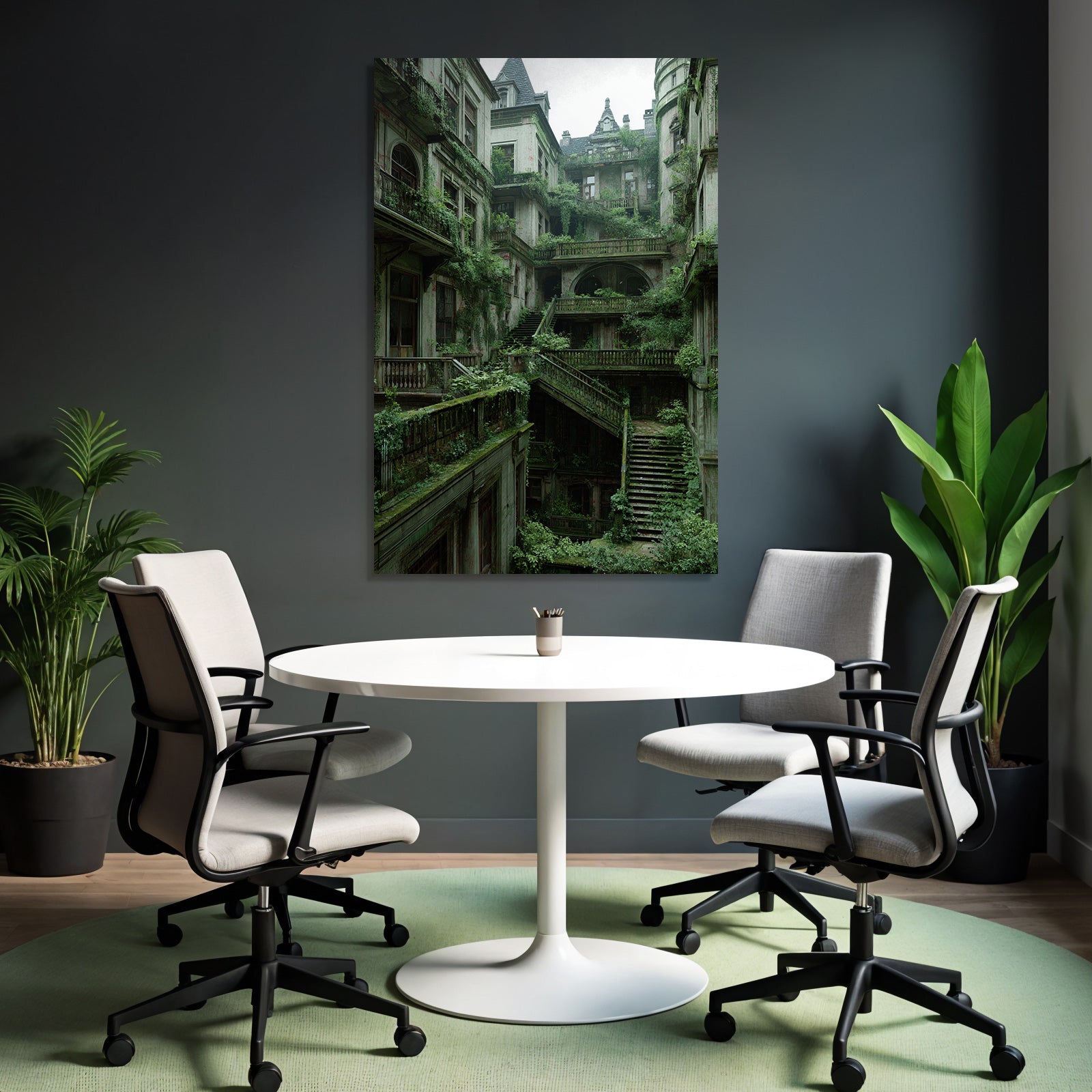 Verlassener Architektonischer Raum Natur Hat Eingefallen | Lost Places | Architektur