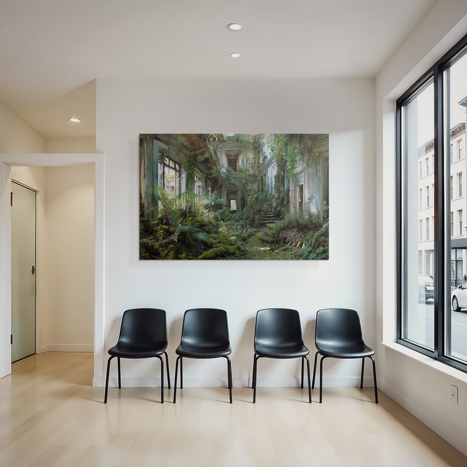 Verlassene Innenansicht Natur Reclaiming | Lost Places | Architektur
