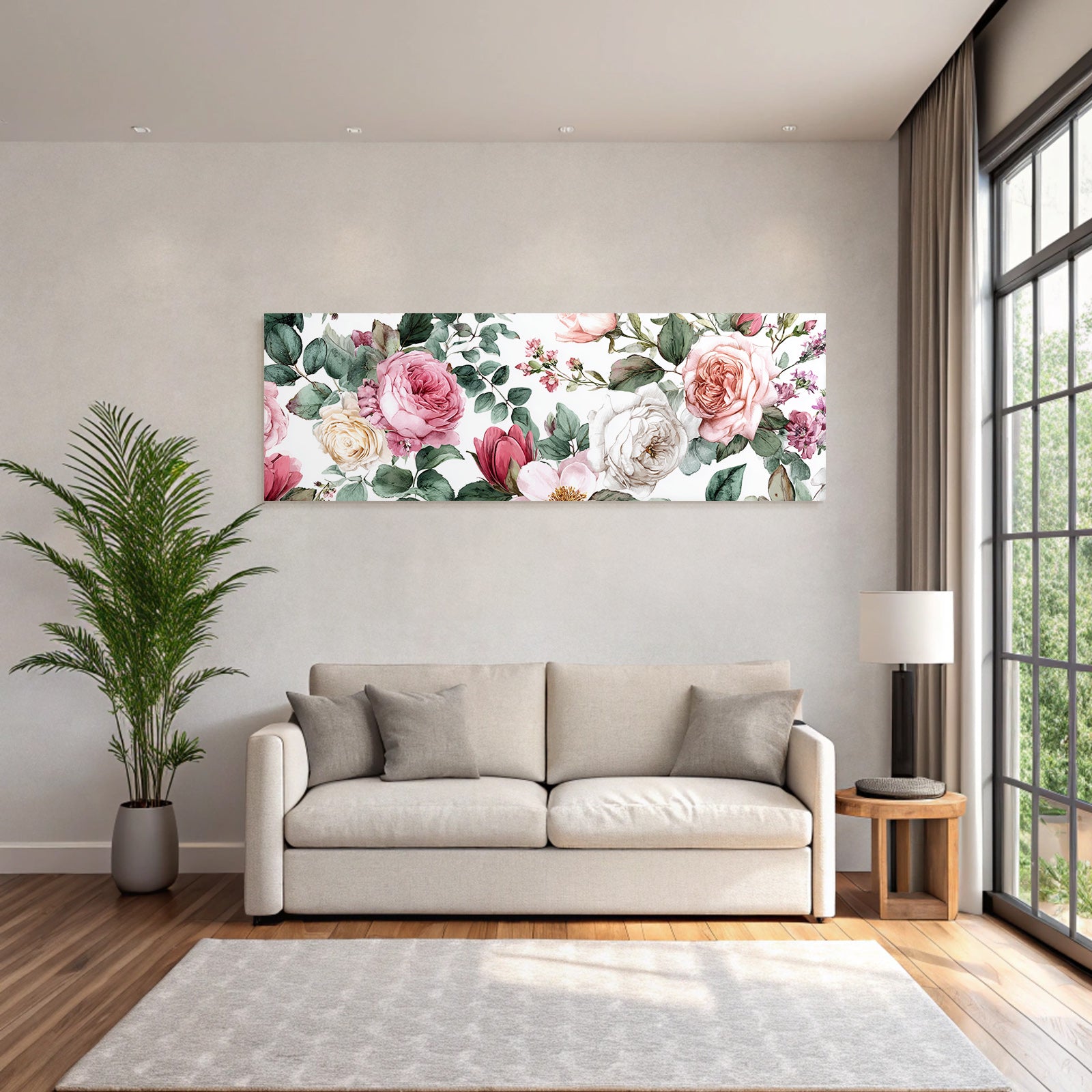 Design In Pastelltönen Mit Rosen Und Magnolien