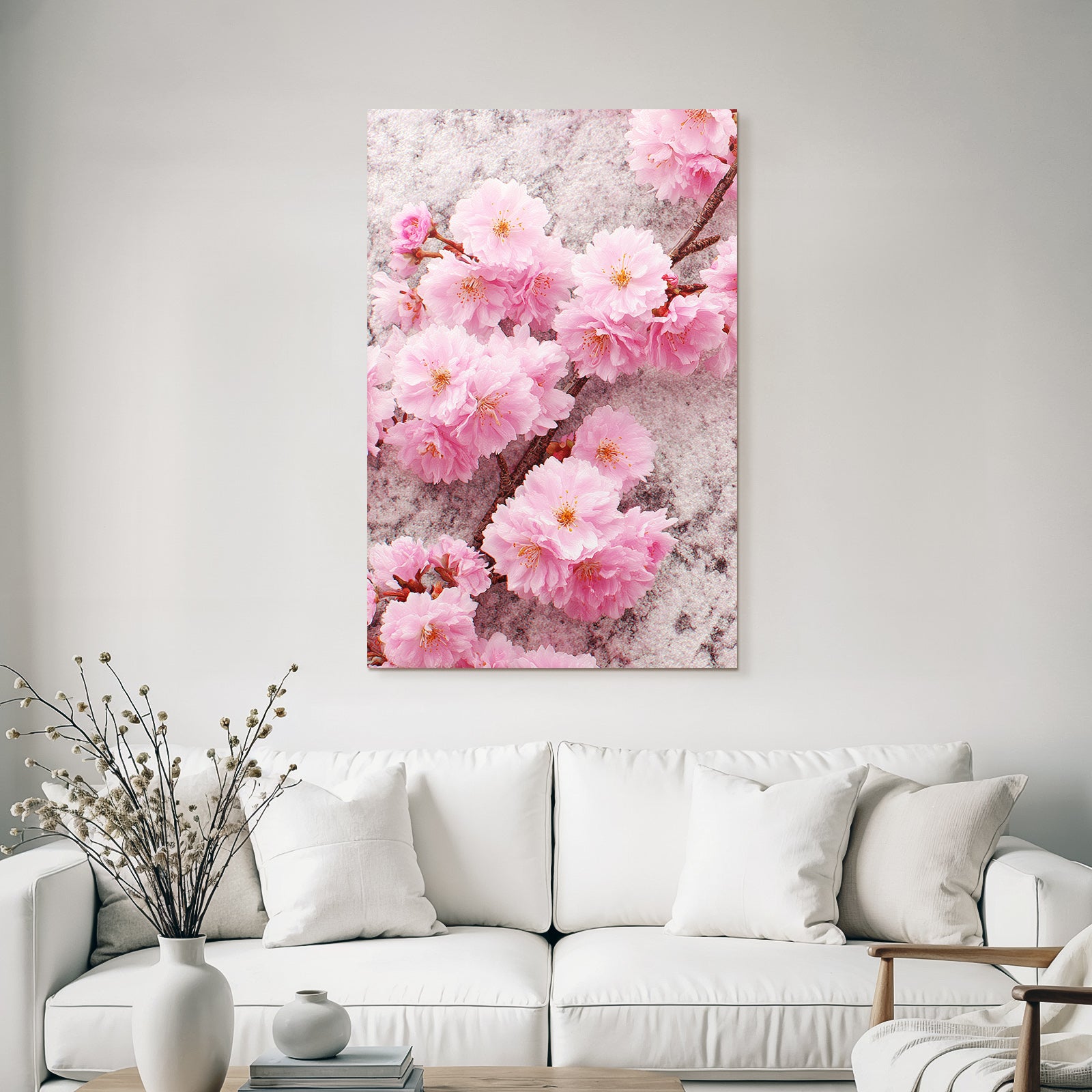 Kirschblüten Nahaufnahme Rosa Texturhintergrund