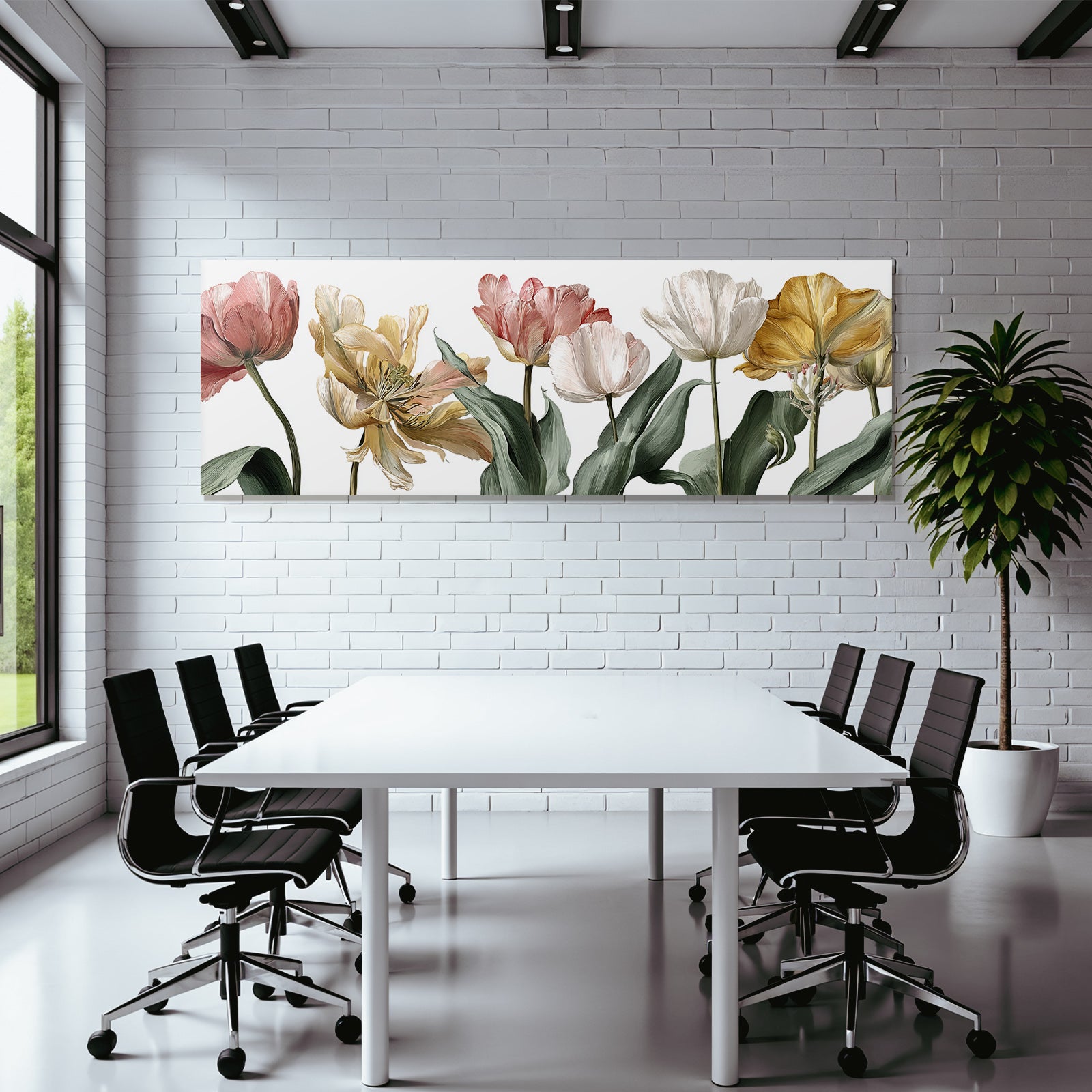 Bunte Tulpen Illustration