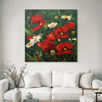 Bild Mit Mohn Und Gänseblümchen