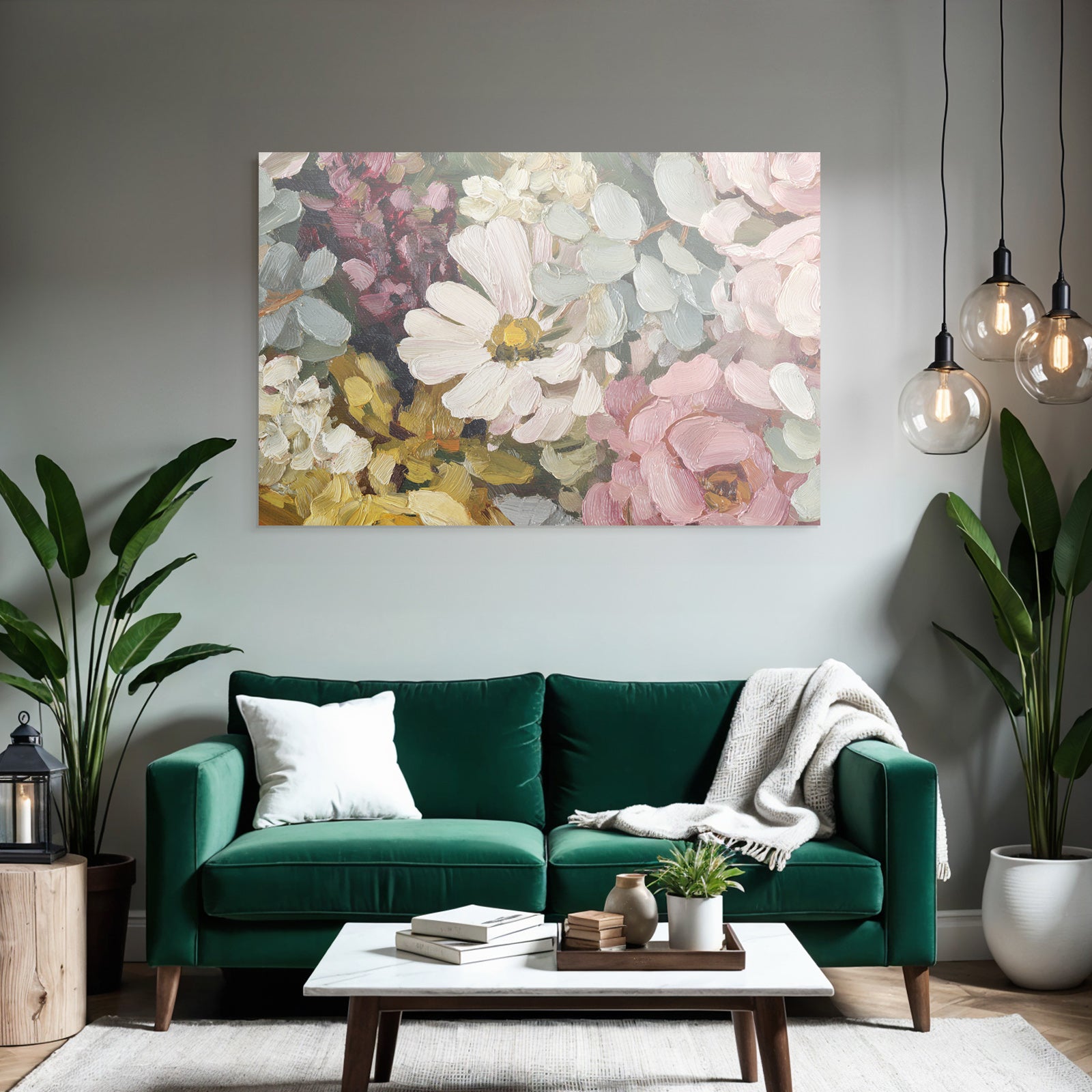 Trocken Retro Flowers Impressionen Naheaufnahme Von Farbevollen Blüten Mit Texturiertem Stil