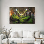 Verfallenes Gebaeude Mit Vorwuchernder Vegetation | Lost Places | Architektur