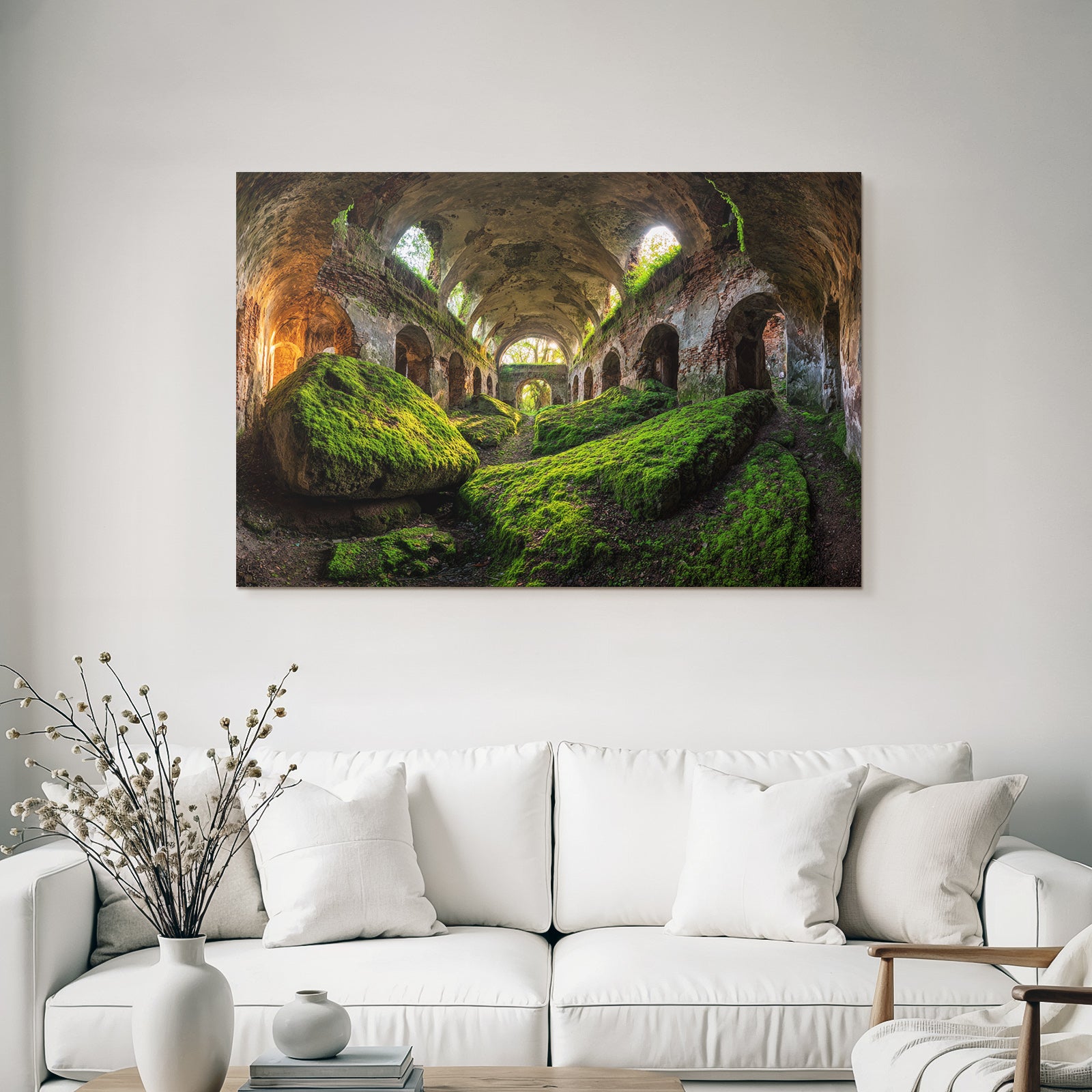 Verfallenes Gebaeude Mit Vorwuchernder Vegetation | Lost Places | Architektur