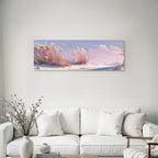 Ruhige Winterlandschaft Mit Gras Und Pastellfarbenem Himmel | Duenen und Heide | Landschaften